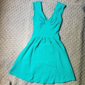 Anthropologie Green Dress 0P